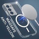 For Oppo A5 5G Back Cover Case Lifetime Anti-Yellow MagSafe Compatible Clear (Sleek Hard Crystal | Shockproof and Camera Protection)