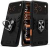 For Apple iPhone 17 Pro Max Back Cover Case (Shockproof Dual Layer Polycarbonate |Ring Holder Kickstand)