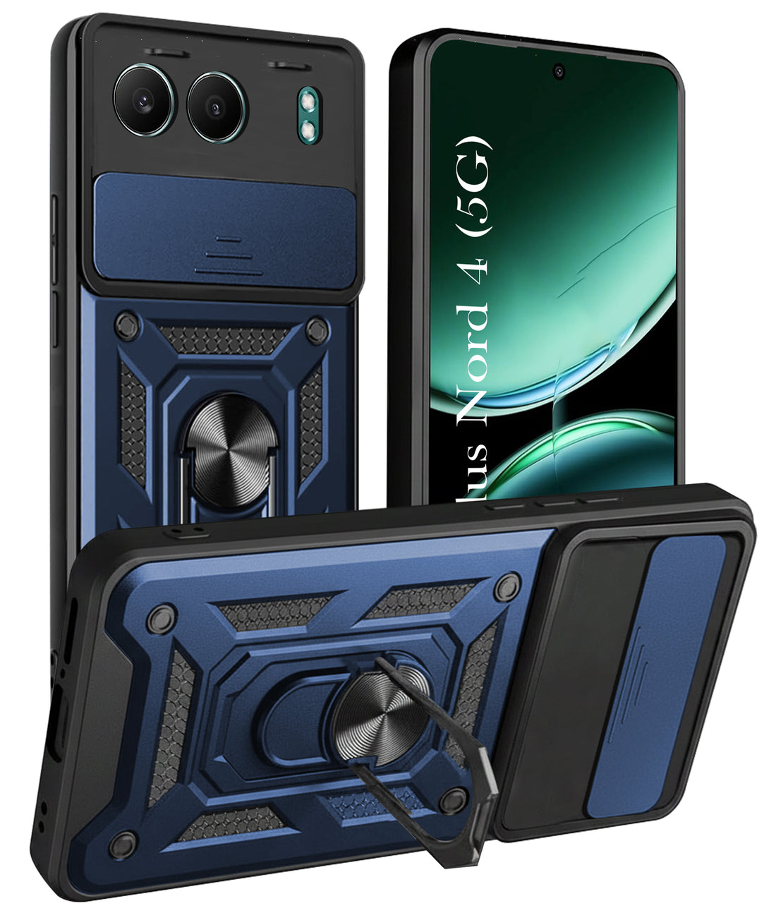 For Oneplus Nord 4 Back Cover Case (Hybrid Dual Armor Polycarbonate)