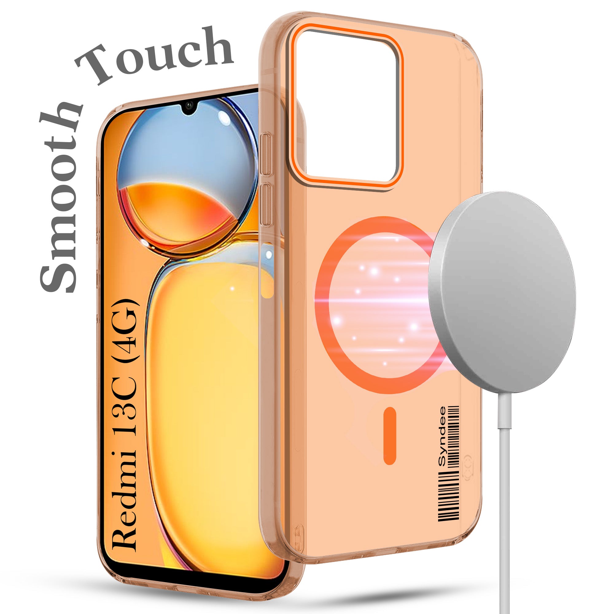 For Xiaomi Redmi 13C 4G Back Cover Case (Soft Touch | Camera Bump Protection | MagSafe Compatible | Matte Finish)