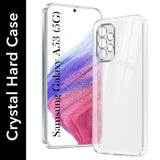 For Samsung Galaxy A53 5G Back Cover Case (Hybrid Crystal panel with Side Soft PU | Camera Protection | HD Clear Shockproof)