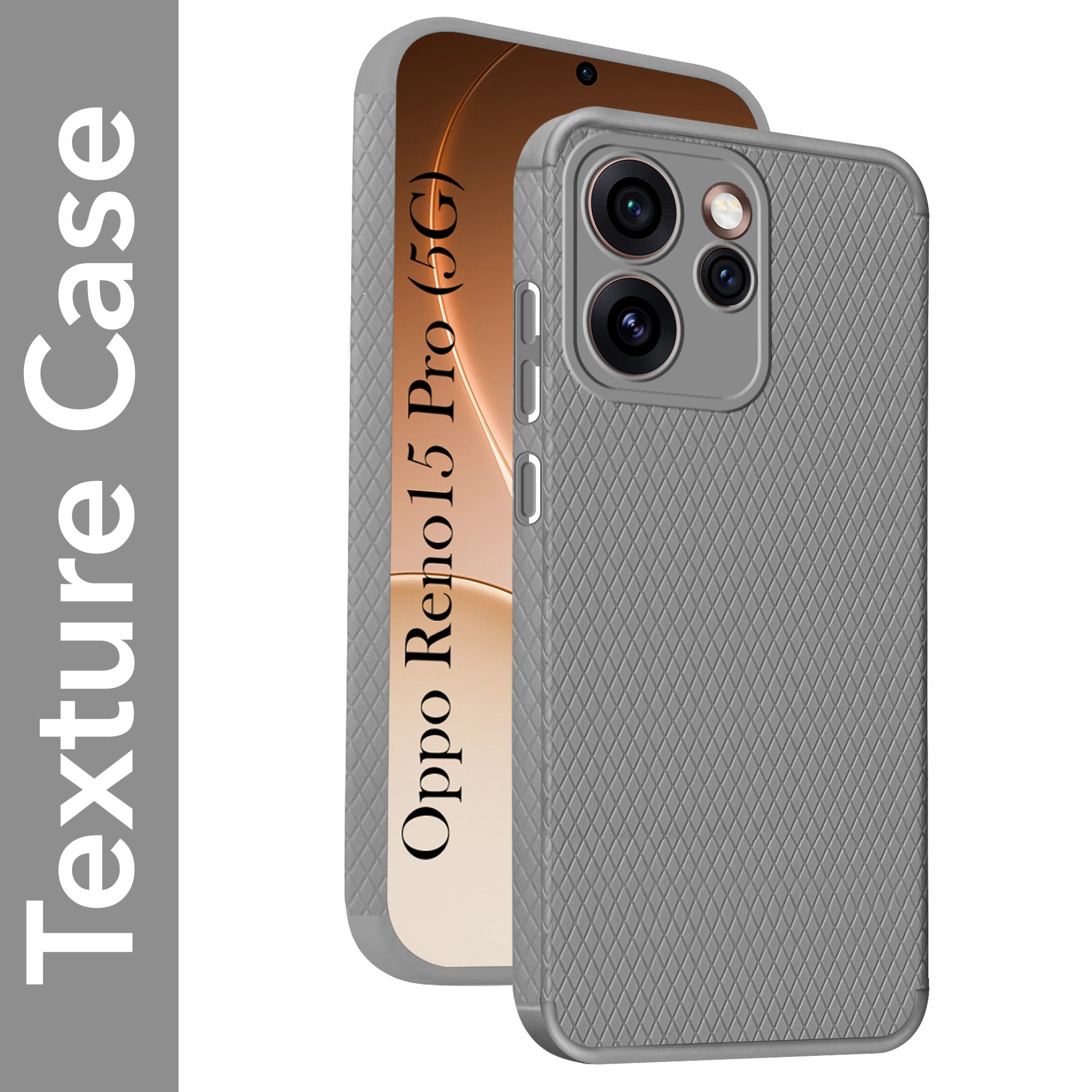 For Oppo Reno15 Pro 5G | Oppo Reno 15 Pro 5G Back Cover Case Liquid Silicone (Camera Protection | Side Grip Texture | Soft and Flexible)