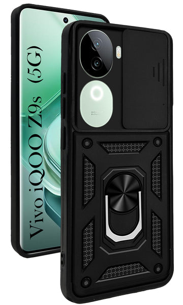 For Vivo iQOO Z9s Back Cover Case (Hybrid Dual Armor Polycarbonate)