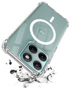 For Motorola Moto Edge 70 Fusion Back Cover Shockproof Crystal-Clear (Magsafe Wireless Support | Drop & Camera Protection | Hard Polycarbonate)
