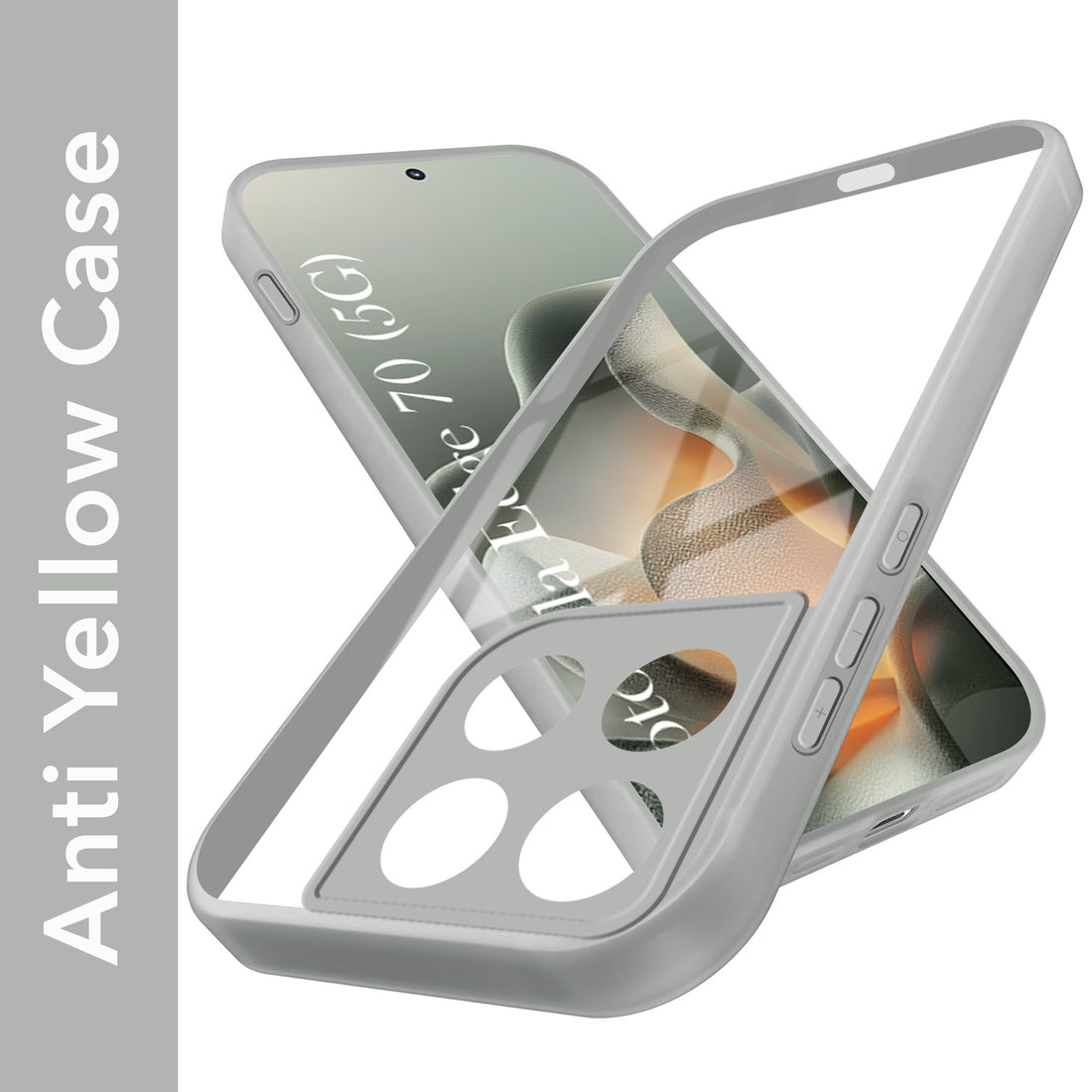 For Motorola Moto Edge 70 Back Cover Case Ultra-Hybrid (Lifetime Anti Yellow | Anti Scratch | Crystal Clear Shockproof)