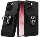 For Oppo Reno15 Pro Mini 5G | Oppo Reno 15 Pro Mini 5G Back Cover Case Hybrid Armor (Shockproof Dual Layer Polycarbonate |Ring Holder Kickstand)