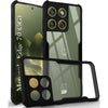 For Motorola Moto Edge 70 Back Cover Case Hybrid (Shockproof with Polycarbonate Clear Panel | Professional Black)