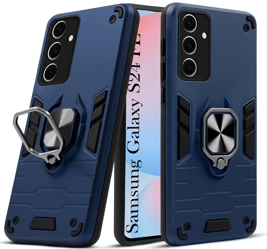 For Samsung Galaxy S24 FE Back Cover Case (Shockproof Polycarbonate Dual Layer Hybrid Armor)
