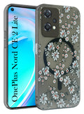 For OnePlus Nord CE 2 Lite Back Cover Case (Cute Floral Design | Flower Print for Girls | MagSafe Compatible Wireless Charging)