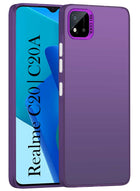 For Realme C20 | Realme C20A Hard Back Cover Case (Velvet Touch | Professional Glossy Finish | Camera Protection Bump)