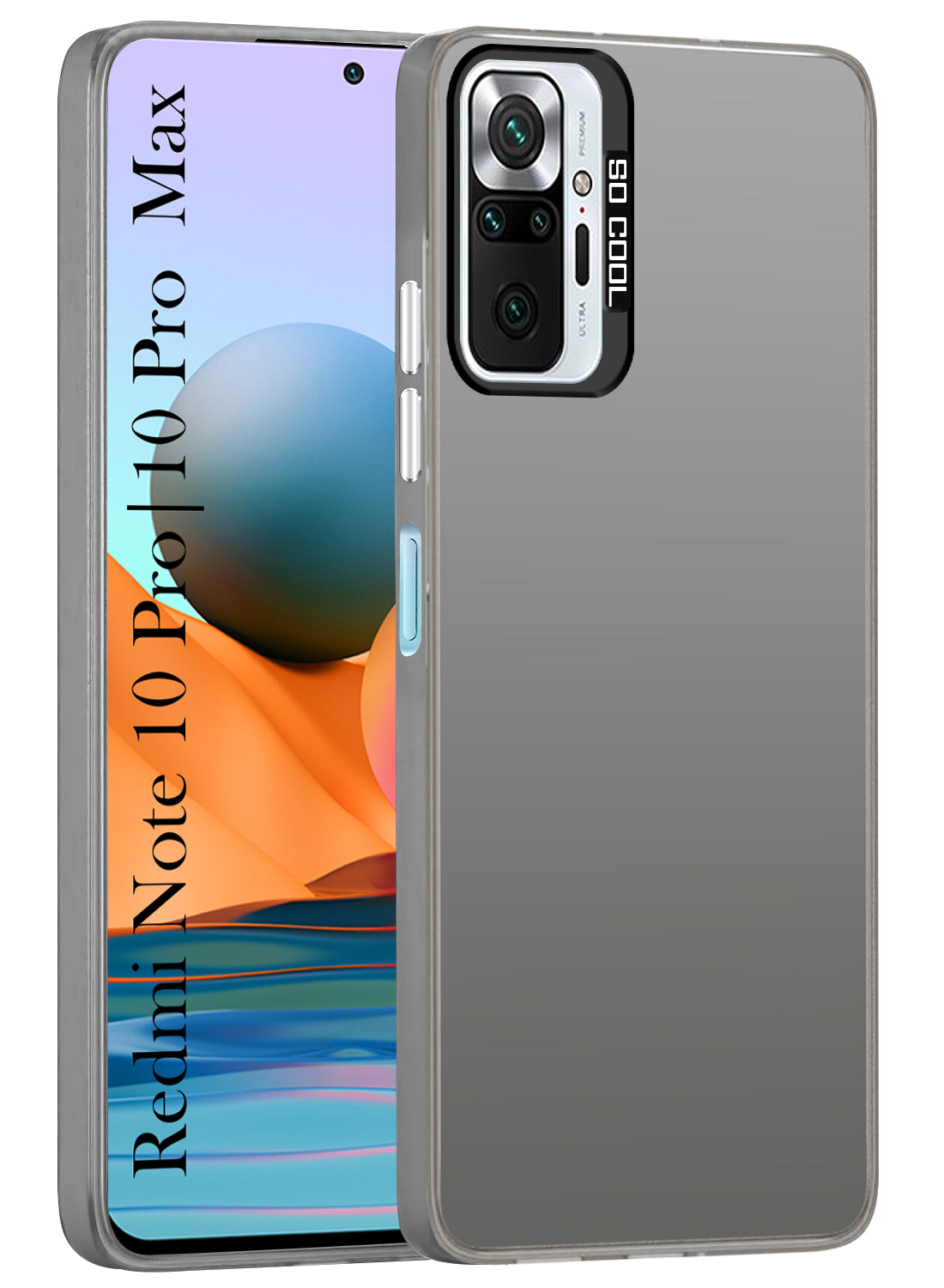 For Hard Back Cover Case Xiaomi Mi Redmi Note 10 Pro | 10 Pro Max (Velvet Touch | Professional Glossy Finish | Camera Protection Bump)