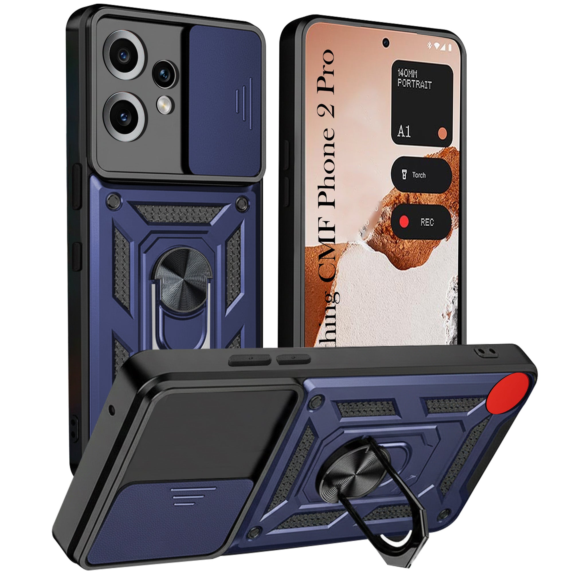 For Nothing CMF Phone 2 Pro Back Cover Case (Hybrid Dual Armor