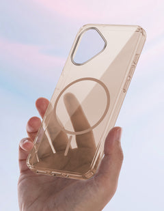 For Apple iPhone 17 Back Case Cover Crystal Anti Yellow (Unbreakable PC | MagSafe Wireless Charging Support |Camera Protection Bump)