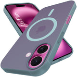 For Apple iPhone 16 Plus Back Cover Case (Frosted Matte Feel | MagSafe Compatible Wireless Charging | Polycarbonate Material)