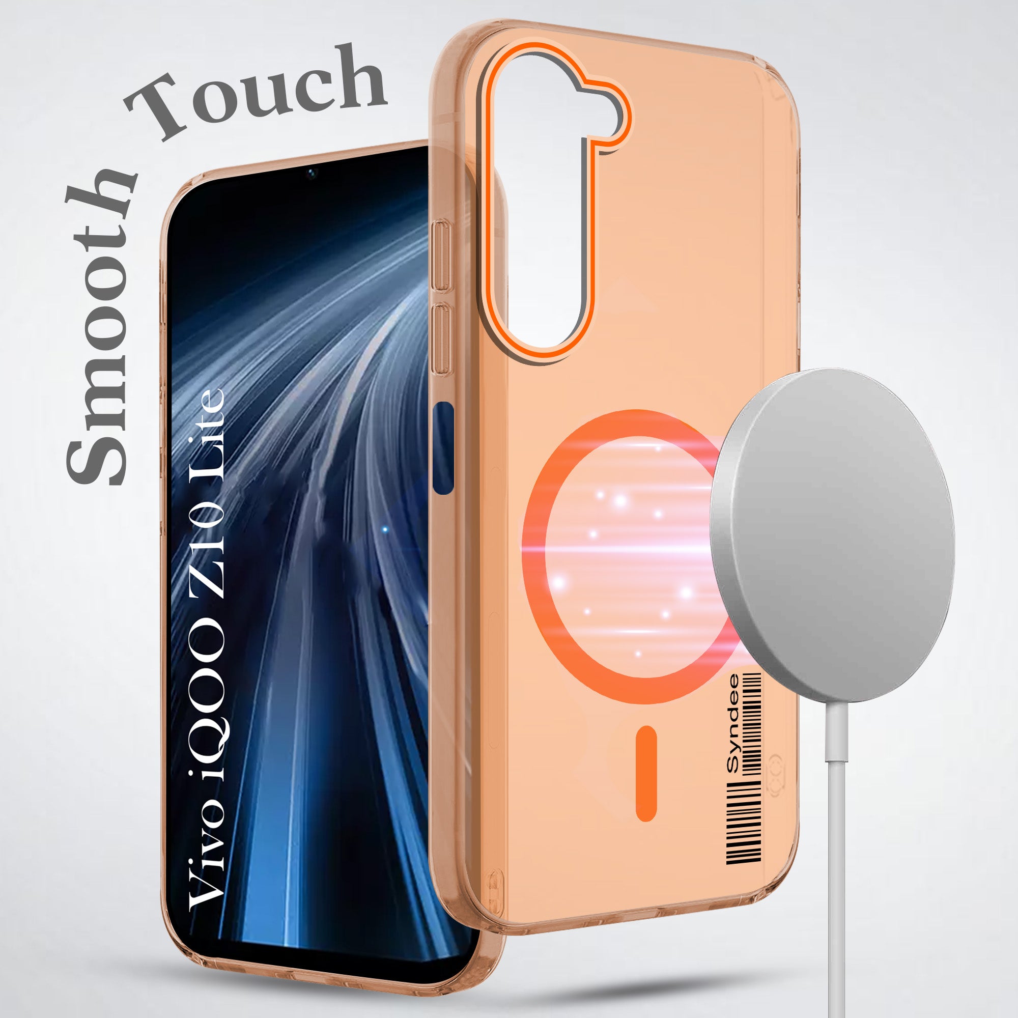 For Vivo iQOO Z10 Lite Back Cover Case (Soft Touch | Camera Bump Protection | MagSafe Compatible | Matte Finish)