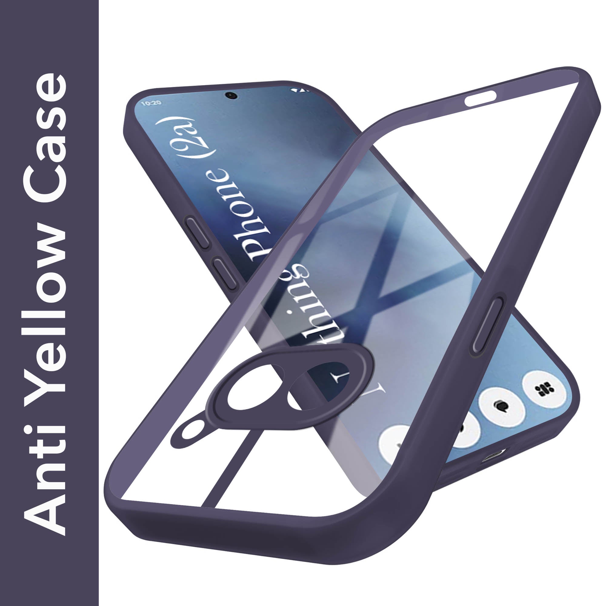 For Nothing Phone 2A 5G Back Cover Case (Lifetime Anti Yellow | Anti Scratch | Crystal Clear Shockproof)