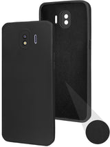 For Samsung Galaxy J4 Back Cover ( Silicone Clear Shockproof Case with Camera Protection | Soft and Flexible | Transparent)