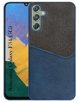 For Samsung Galaxy F34 5G Back Cover Case (Dual PU Leather Stitch | Professional Minimalist | Soft and Flexible)