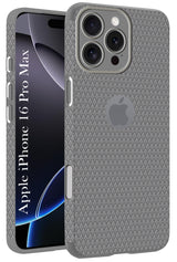 For Apple iPhone 16 Pro Max Back Cover Case (Liquid Silicone | Side Grip | Camera Protection)