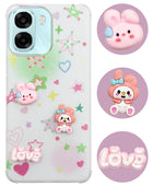 For Oppo A6X | Oppo A6S Back Cover Case (3D Cute Cartoons | Hard Back Side Soft | Matte Premium Finish | HD Printing)