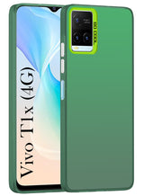 For Vivo T1x 4G Hard Back Cover Case (Velvet Touch | Professional Glossy Finish | Camera Protection Bump)