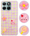 For Motorola Moto Edge 70 Fusion Back Cover Case (3D Cute Cartoons | Hard Back Side Soft | Matte Premium Finish | HD Printing)