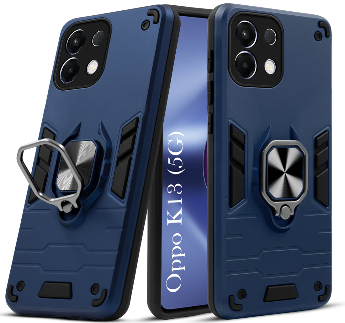 For Oppo K13 Back Cover Case (Shockproof Polycarbonate Dual Layer Hybrid Armor)
