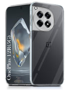 For OnePlus 12R 5G Back Cover ( Silicone Clear Shockproof Case with Camera Protection | Soft and Flexible | Transparent)