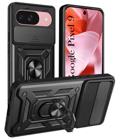 For Google Pixel 9 Back Cover Case (Hybrid Dual Armor Polycarbonate)