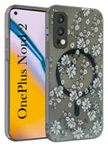 For OnePlus Nord 2 Back Cover Case (Cute Floral Design | Flower Print for Girls | MagSafe Compatible Wireless Charging)