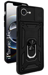 For iPhone 16e Back Cover Case (Hybrid Dual Armor Polycarbonate)