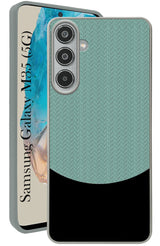 For Samsung Galaxy M35 5G Back Cover Case (Elegant PU Leather Finish | Premium Minimalist Professional | Camera Protection Bump)