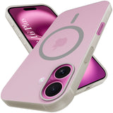 For Apple iPhone 16 Plus Back Cover Case (Frosted Matte Feel | MagSafe Compatible Wireless Charging | Polycarbonate Material)