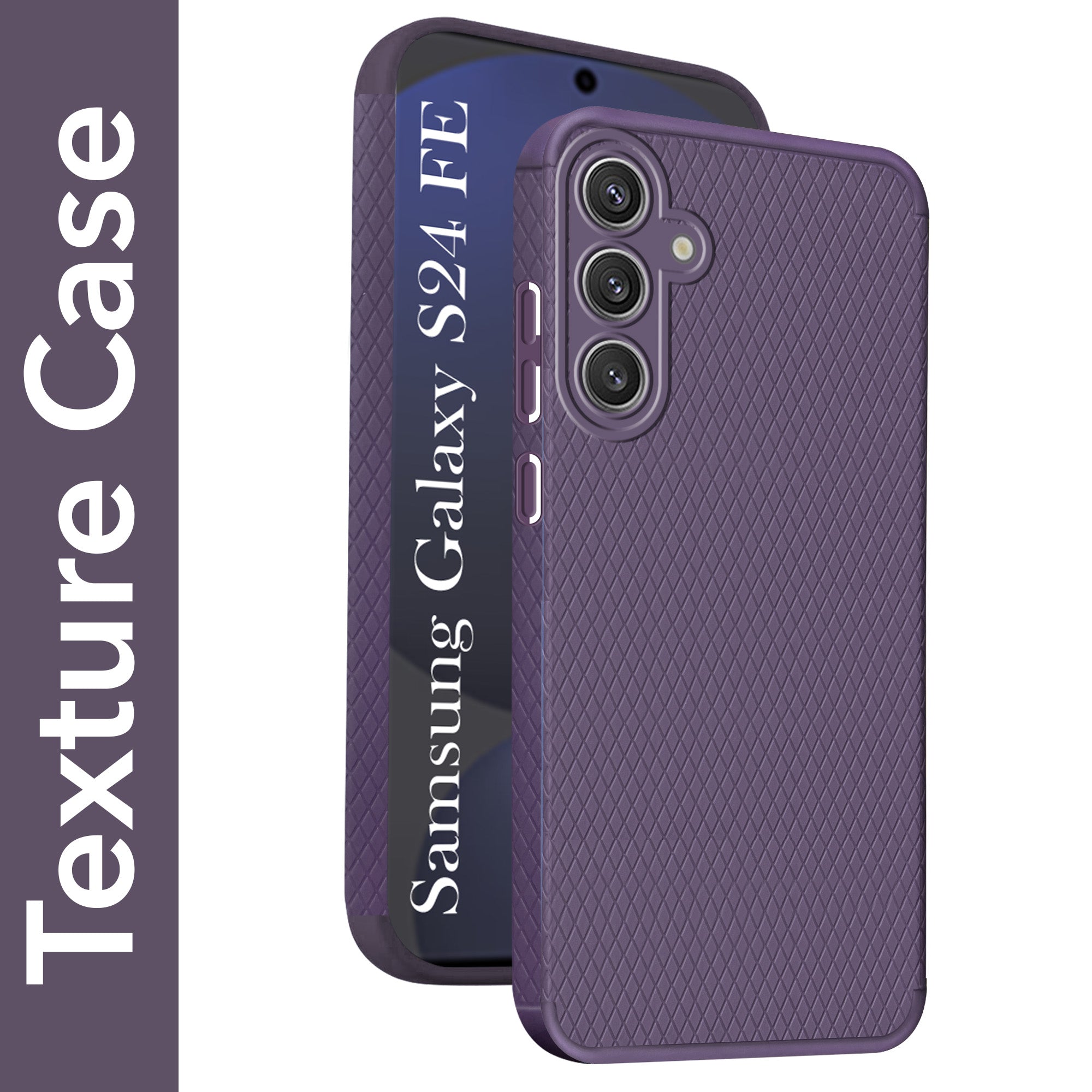 For Samsung Galaxy S24 FE Back Cover Case (Liquid Silicone | Side Grip | Camera Protection)