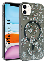 For Apple iPhone 11 (Cute Floral Design | Flower Print for Girls | MagSafe Compatible Wireless Charging)