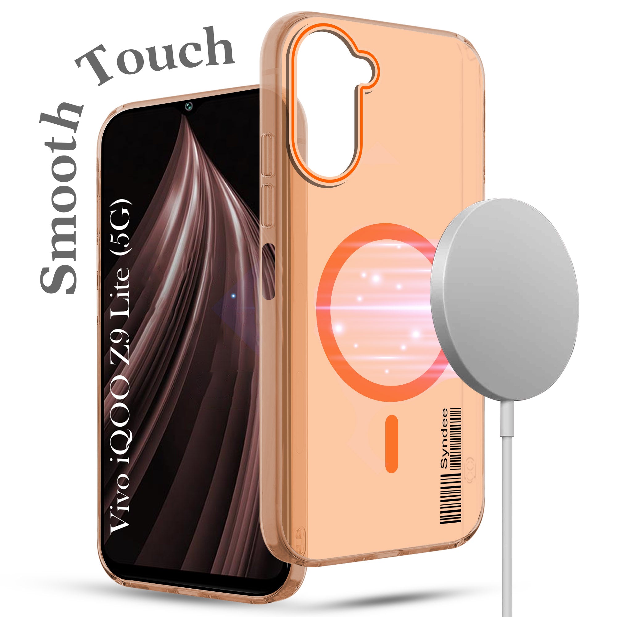 For Vivo iQOO Z9 Lite Back Cover Case (Soft Touch | Camera Bump Protection | MagSafe Compatible | Matte Finish)