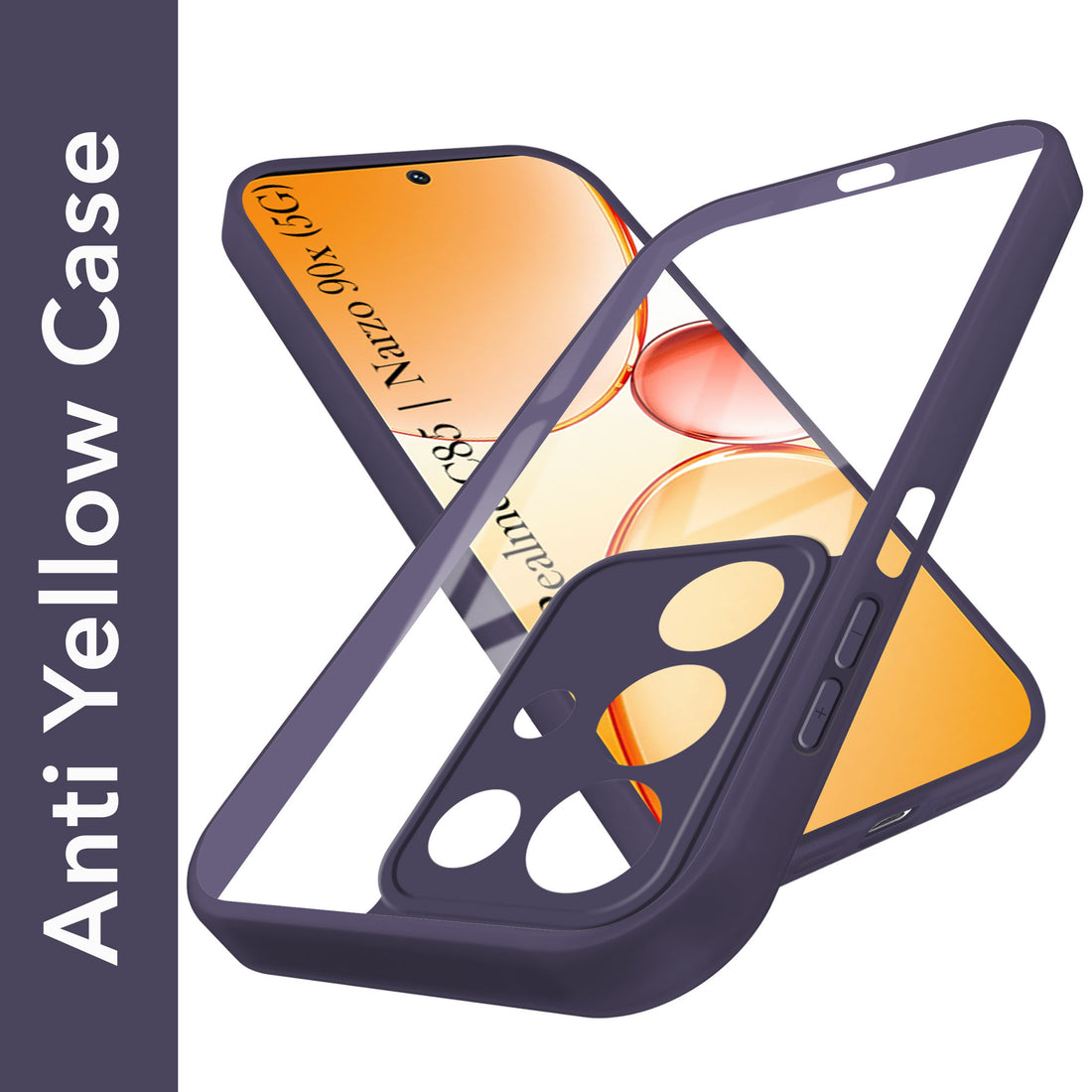 For Realme C85 5G | Realme Narzo 90x Back Cover Case Ultra-Hybrid (Lifetime Anti Yellow | Anti Scratch | Crystal Clear Shockproof)
