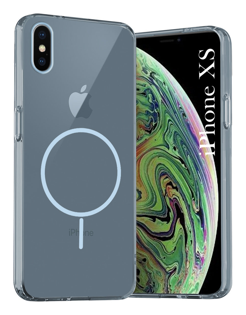 For Apple iPhone Xs Back Cover Case Silicone (Slim Paper Thin | Camera Protection Bump | Minimalist Professional | Soft Flexible)