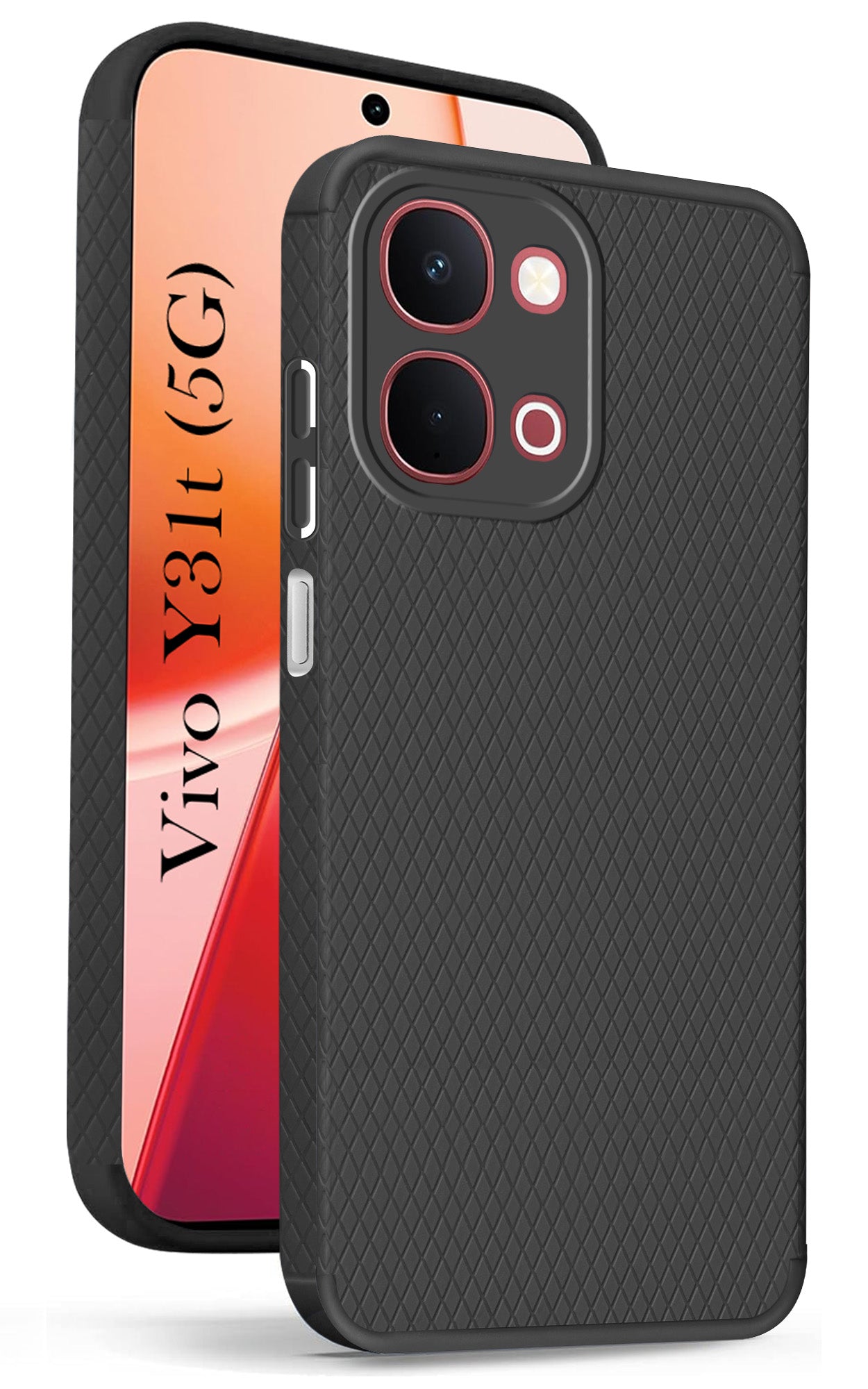 For Vivo Y31T 5G Back Cover Case Liquid Silicone (Camera Protection | Side Grip Texture | Soft and Flexible)