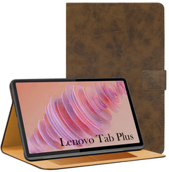 For Lenovo Tab Plus 11.5 Inch TB351FU Flip Cover Folio Cover (PU Leather | Multi-Angle Smart Stand | Card Storage Slots | Silicone Back Pouch)