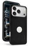 For Apple iPhone 17 Pro Back Cover Case Rubberised (Textured Grip Design | Micro-Fiber Cloth Inside | Slim and Light Weight | Soft Touch and Feel)