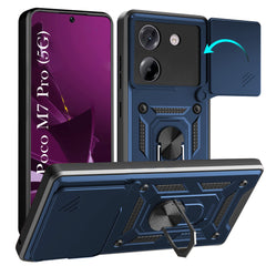 For Poco M7 Pro Back Cover Case (Hybrid Dual Armor Polycarbonate)