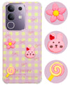 For Vivo T4x | Vivo Y31 Pro Back Cover Case (3D Cute Cartoons | Hard Back Side Soft | Matte Premium Finish | HD Printing)