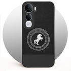 For Vivo Y400 Pro Back Cover Case PU Leather Finish (Professional Minimalist Texture | MagSafe Compatele | Camera Protection | Sleek Sober Formal)