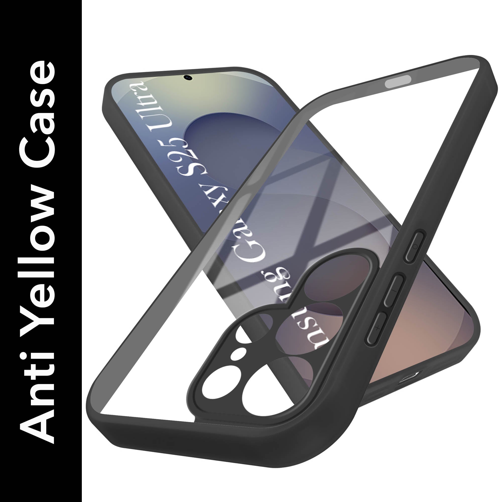 For Samsung Galaxy S25 Ultra Back Cover Case (Lifetime Anti Yellow | Anti Scratch | Crystal Clear Shockproof)