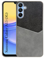 For Samsung Galaxy A15 5G Back Cover Case (Dual PU Leather Stitch | Professional Minimalist | Soft and Flexible)