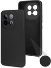 For Vivo iQOO Neo 10 Back Cover Case (Matte Finish Silicone with Inside Fiber Cloth)