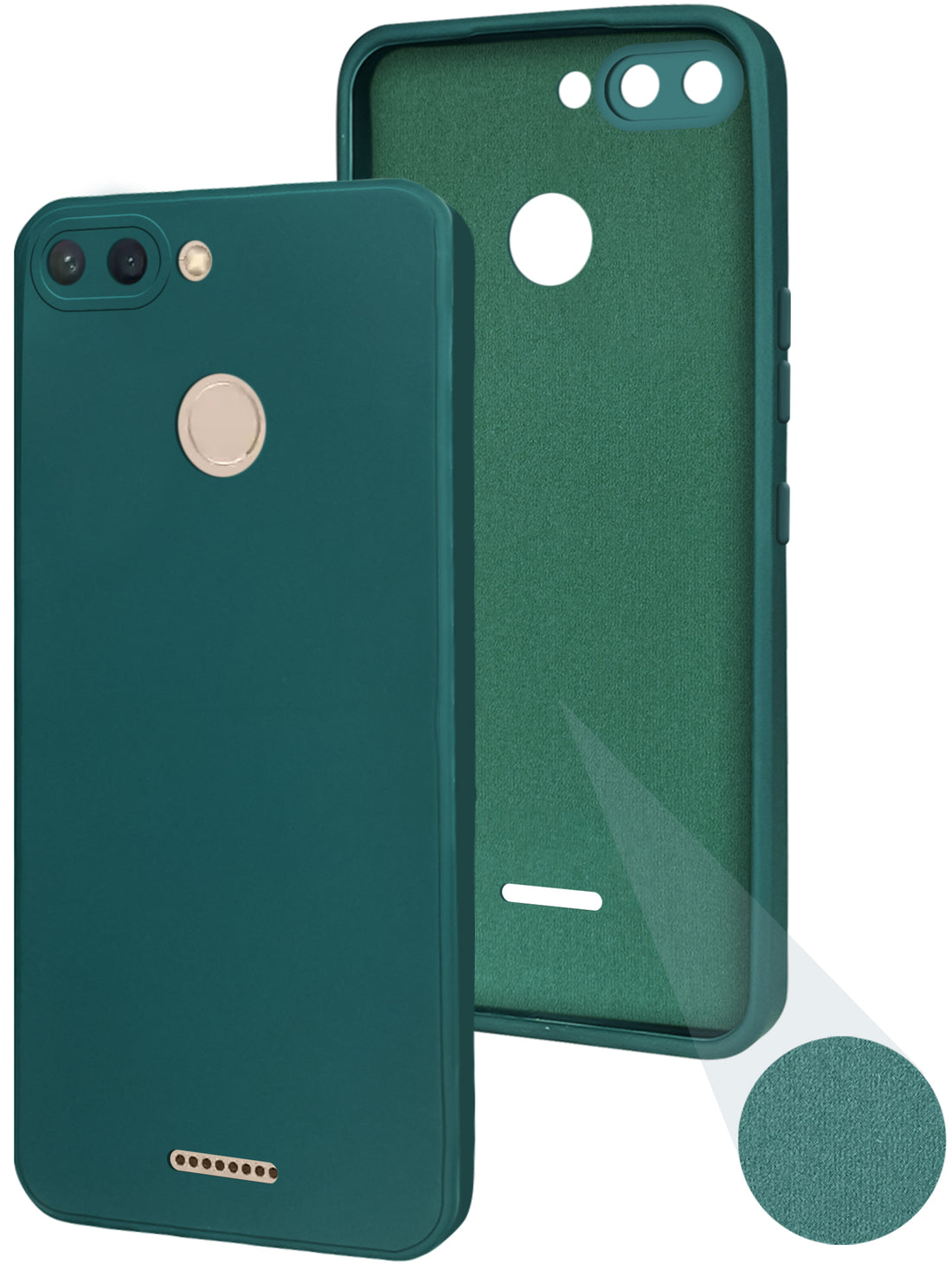 For Redmi 6 Back Cover ( Silicone Clear Shockproof Case with Camera Protection | Soft and Flexible | Transparent)