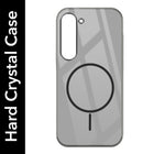 For Samsung Galaxy S23 Plus Back Cover Case Crystal Anti Yellow (MagSafe Wireless Charging Support |Camera Protection Bump)