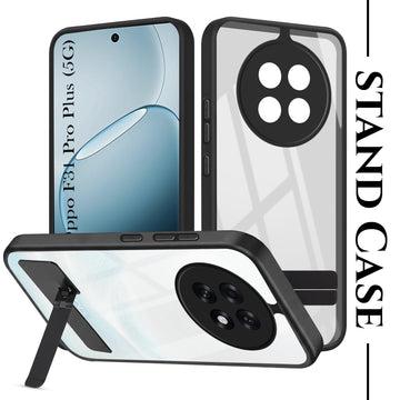 For Oppo F31 Pro Plus Back Cover Case (Built-in Stand | Lifetime Anti Yellow | Kickstand Shockproof | Camera Protection | MagSafe Compatible)